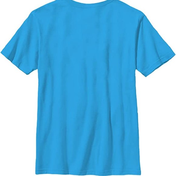 NWT Star Wars Boys Turquoise Big Simple Trooper Cartoon Graphic T-Shirt - Picture 2 of 3